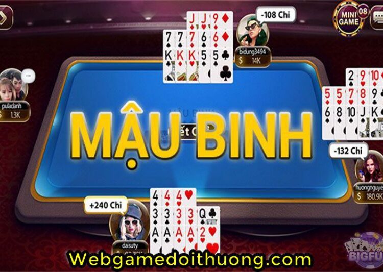 cách chơi bài mậu binh