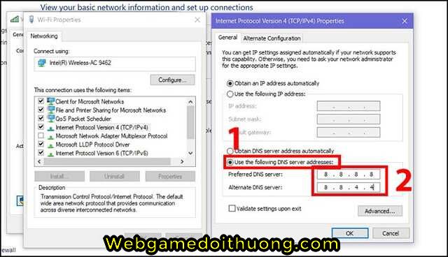 đổi DNS PC