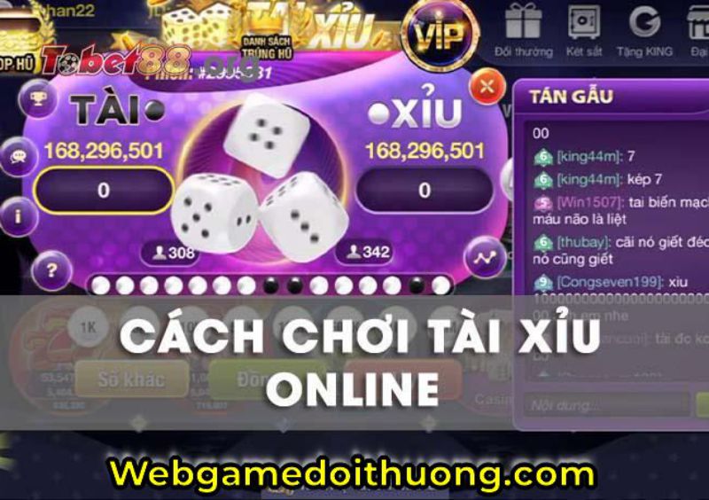 cách đánh tài xỉu online