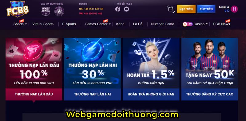 khuyến mãi FCB8