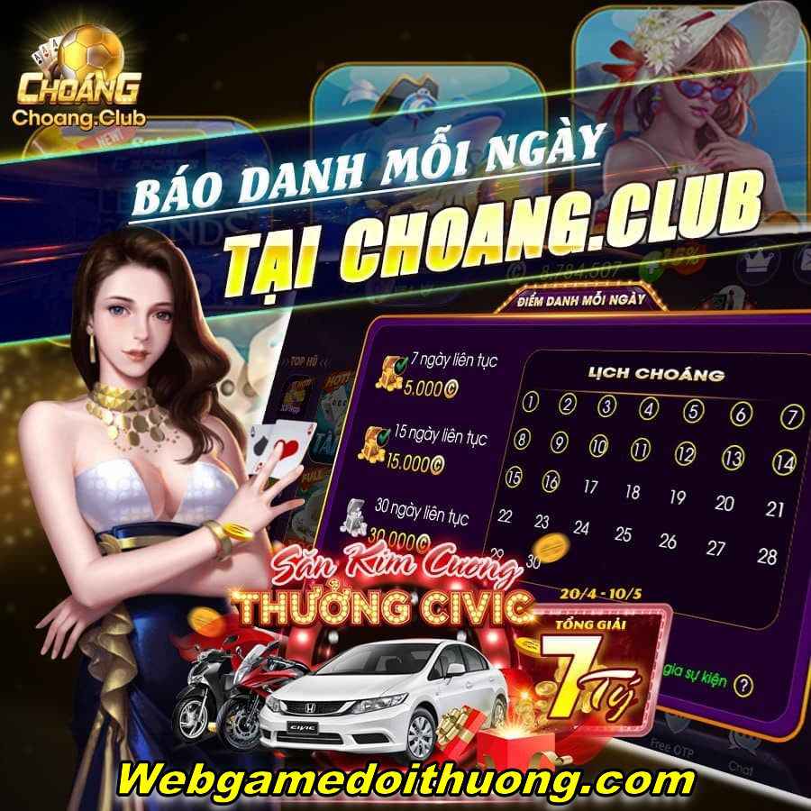 choáng club tặng code