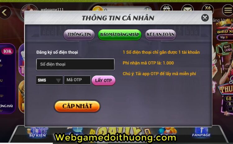 bảo mật game x6club