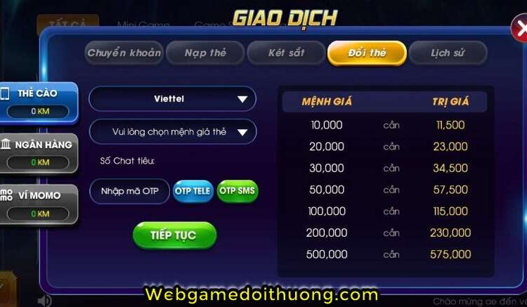 đổi thưởng chat79.club