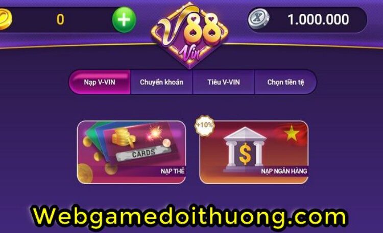 nạp rút v88 vin