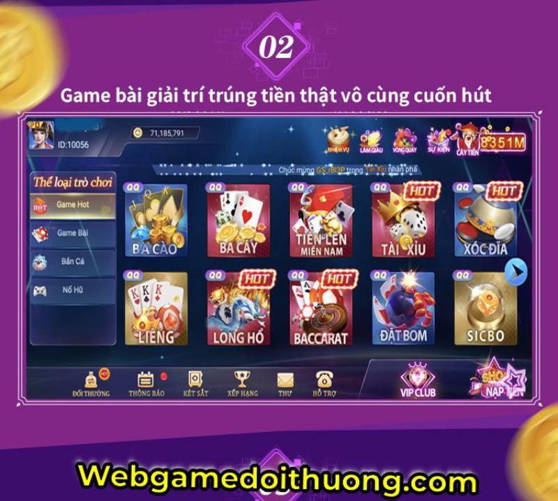 game bài Zalo QQ