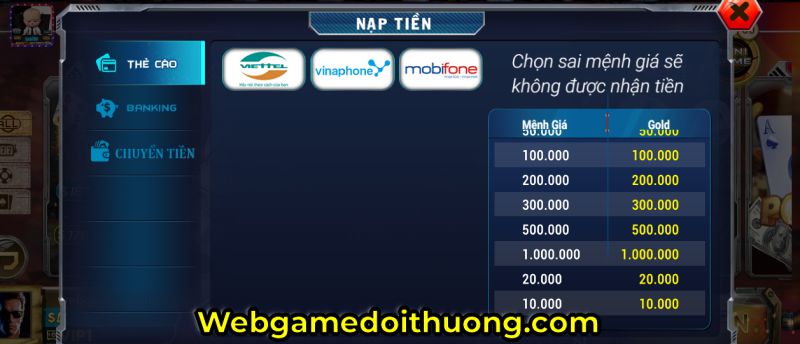 nạp tiền babi 88