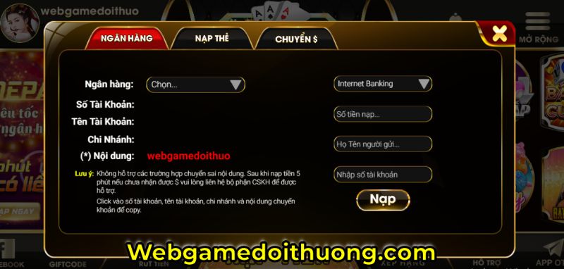 nạp đổi BetVip 99