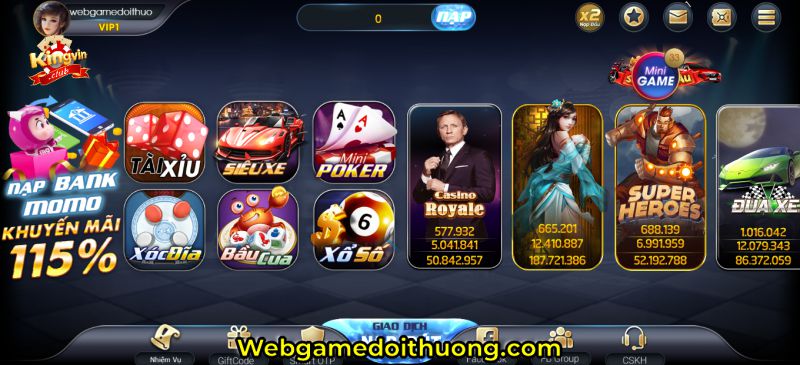 tải game king vin