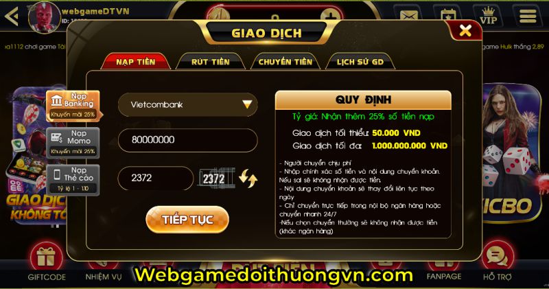 nạp tiền avg vin