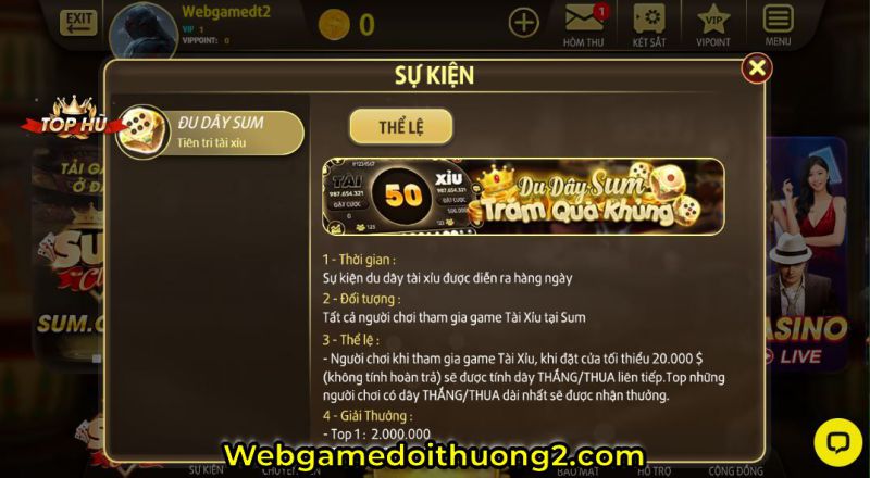 sự kiện sum1.club