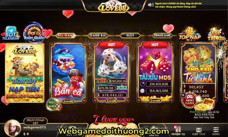 tải game love88